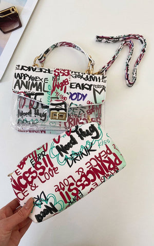 Graffiti handbag best sale