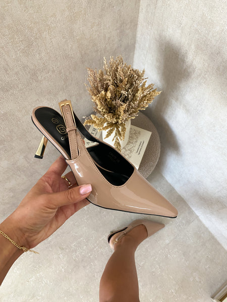 Slingback Pointed Toe Sandal High Heels