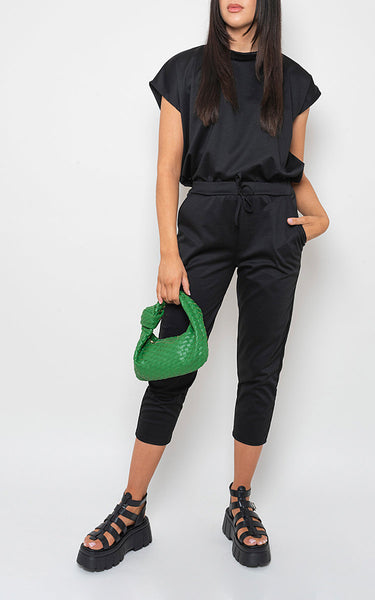 Short Sleeve Boxy Lounge Wear Co-ord Set